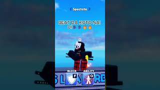 BEAT DA KOTO NAI OI roblox autoclicker bladeball bladeballroblox [upl. by Meikah975]