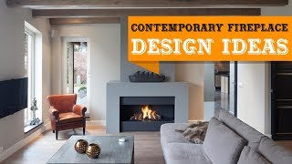 50 Modern Contemporary Fireplace Design Ideas to Bring Into Your Home [upl. by Yboj420]