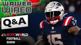 Fantasy Football Waiver Wire QampA with RotoPat amp Kyle Dvorchak 12423  Rotoworld Football Show [upl. by Coplin]