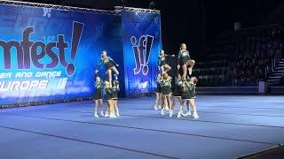 Jamfest 2024  Miniminior White  Twisters Cheer Elite [upl. by Ailat]