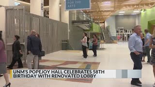 Popejoy Hall celebrates 58th birthday with new look [upl. by Naginnarb891]