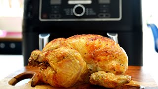 Air Fryer Whole Roast Chicken In Less Than One Hour [upl. by Lunnete280]