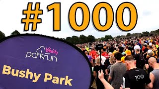 Bushy Parkrun 1000 Breaking Records With 6204 Runners [upl. by Ahcire]