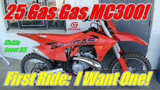 2025 Gas Gas MC300 First Ride Impressions I Want One [upl. by Alessig303]