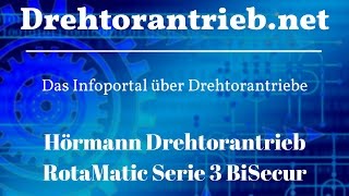 Hörmann Drehtorantrieb RotaMatic Serie 3 BiSecur  Tipps und Preisvergleich [upl. by Medwin]