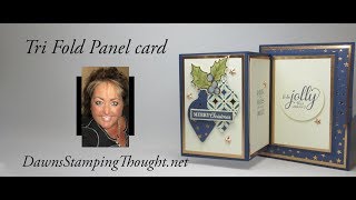 Tri Fold Panel Card [upl. by Ailongam]