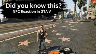 GTAV NPC reaction check 2 [upl. by Rider]