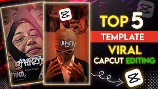 New Trend Capcut Template Top 5 Template Link  Tiktok Trend Template  Capcut Editing Tutorial [upl. by Hosea371]