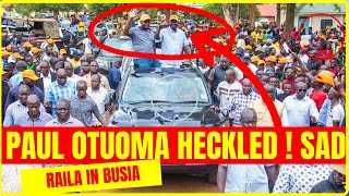 Breaking News Paul Otuoma Heckled Badly at Raila Odingas ODM Rally in Busia – Watch Now [upl. by Weldon645]