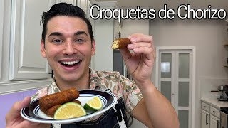 Croquetas De Chorizo Gio en la Cocina Recetas Cubanas [upl. by Anitram927]