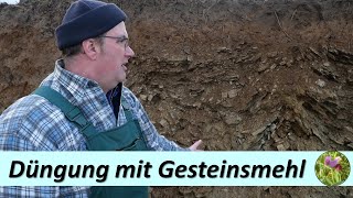 Düngung mit Gesteinsmehl [upl. by Hsirap431]