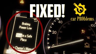 How to Fix quotBraking Power Lowquot on Toyota Vehicles Camry Highlander etc [upl. by Chappell]