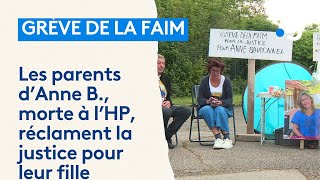 Grève de la faim de parents dAnne Baudonnel décédée à lHôpital Psychiatrique Ravenel de Mirecourt [upl. by Awe]