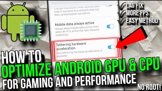 Unlock Hidden Android GPU Power for Gaming – No Root Needed🥶 [upl. by Stier]