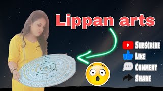 Lippan Art  Step by Step Tutorial for beginners  Mirror Art  video lippan mirror work 😱😱😱😱😱😱 [upl. by Gracie996]