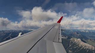 Alpine Adventure Innsbruck to Genoa  E175 Austrian Airlines Full Flight Experience [upl. by Conger]