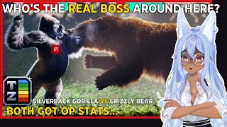 Vtuber Discovers The Power Difference Between Gorillas And Bears  Channie Reacts to TierZoo [upl. by Gaige]