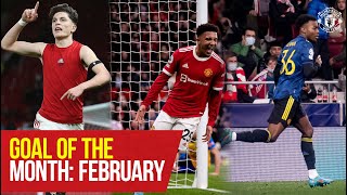 Goal Of The Month February  Sancho Elanga Ronaldo Garnacho amp Zelem  Manchester United [upl. by Giffie235]