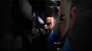 Virat kohli as a Venom🔥 youtubeshorts shortsfeed shortvideo cricket ytshort [upl. by Nikkie]