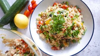 Easy Couscous Salad Recipe [upl. by Nrehtac]