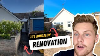 70s Bungalow Renovation  UK [upl. by Hayyifas]