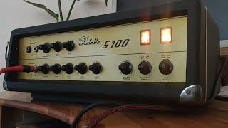 Very rare Echolette S 100 Tube Amp presenting with Vibrato 1967 [upl. by Dilan]