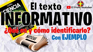 Texto Informativo  ¿Qué es ¿Cuáles son sus caracterísica [upl. by Gearard]