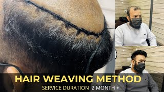 Hair Weaving method  Full Knowledge About Hair Weaving Method  Non Surgical Hair Replacement [upl. by Aehc]