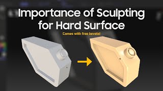 The Importance of Sculpting in Hard Surface Modeling [upl. by Eberta]