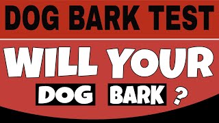 Dog Bark Test  This Sound Will Make Your Dogs Barking [upl. by Kerrin]