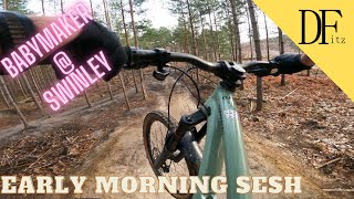 New Line  Swinley Bike park  MTB trails running fine [upl. by Octavian]