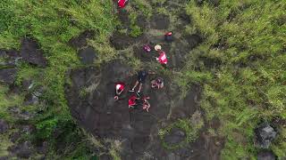 Drone Aerial video of the famous Sokehs Rock in the island garden of Pohnpei Ponape State FSM [upl. by Jammie]