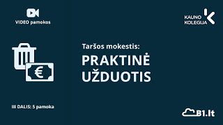 Praktinė užduotis Taršos mokestis [upl. by Woermer419]