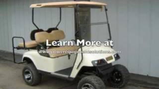 2007 Custom EZGO Golf Cart White [upl. by Aubarta]