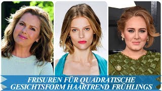 Frisuren für quadratische gesichtsform haartrend frühlings 2018 [upl. by Okir748]