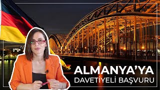 ALMANYAYA DAVETİYELİ BAŞVURU NASIL YAPILIR Almanya Schengen Vizesi Başvurusu [upl. by Anale893]