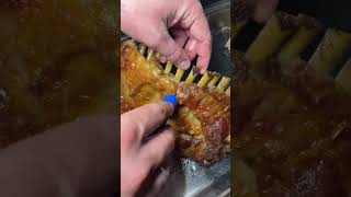 KUZU PİRZOLA TANDIR NASIL YAPILIR yemek kuzu tandır food kebab et kebap bbq delicious [upl. by Aerdnahc]