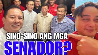 SINI SINO ANG TEAM DUTERTE SENATORIAL LINE UPS [upl. by Ridglea]