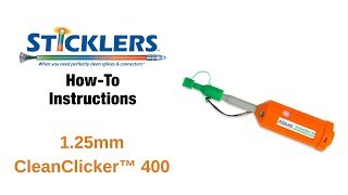 Sticklers 125 CleanClicker 400 HowTo [upl. by Adnahcal480]