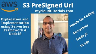 Create Amazon S3 Presigned Url using Serverless framework and demo [upl. by Holly-Anne]