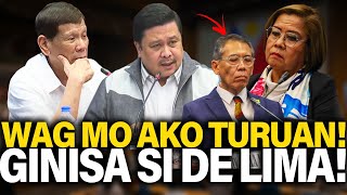 GINISA SI DE LIMA JINGGOY SINABON SI DE LIMA BAKIT DIMO KINASUHAN SI FPRRD RISA AT FPRRD NAGKA INI [upl. by Rothenberg]