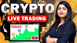 25 SEP Crypto live trading bitcoin live trading deltaexchange btc cryptolivetrading trading [upl. by Hakilam]