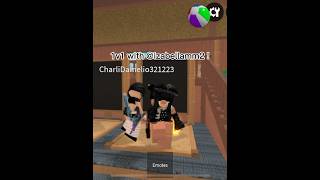 1v1 with Izabellalovesmm2  ggs starssyt [upl. by Fowler]