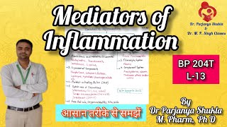 Mediators of Inflammation  Cell and Plasma Derived Mediators  Pathophysiology  BP 204T L13 [upl. by Ragse]