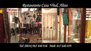 RESTAURANTE CASA VITAL ALTEA SPAIN [upl. by Airetahs]