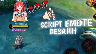 NEW Script Emote Desah Nakano Nino No Password Mediafire  Full Effect Sound Patch Terbaru [upl. by Rehpotsirhcnhoj]