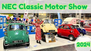 NEC Classic Motor Show 2024  rare cars classics tanks and more [upl. by Tserof]