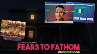 Tuto AVOIR PEUR DE RIEN Fears To Fathom  Carson House [upl. by Auvil288]