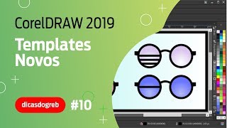 CorelDRAW 2019  Novos Templates [upl. by Falk]