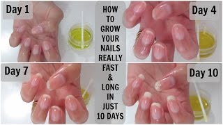 How to grow your nails really fast and long in just 10 days  Mamtha Nair [upl. by Kirsten]